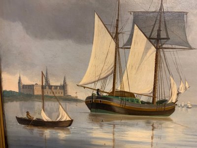 Maleri, Øresund, 1886