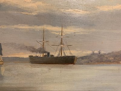 Maleri, Øresund, 1886