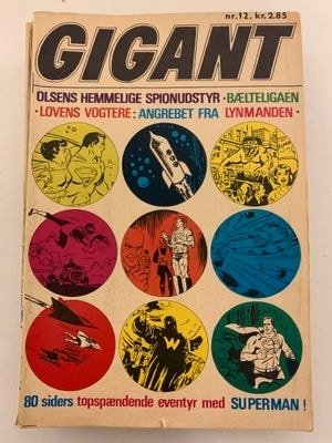 Gigant, samling, 12 magasiner