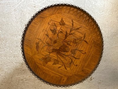 rokoko konsol kommode/bord af mahogni