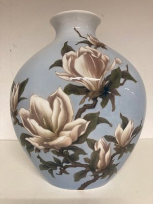 Håndmalet porcelænsvase, Bing & Grøndahl