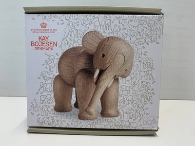 Træfigur, Elefant, design Kay Bojesen
