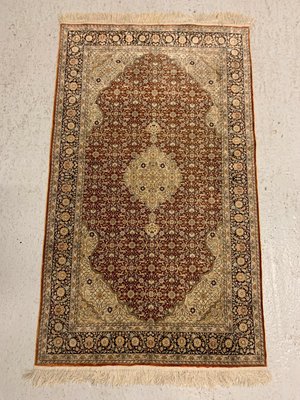 Ægte tæppe, silke, B:92 x L:156/168 cm.