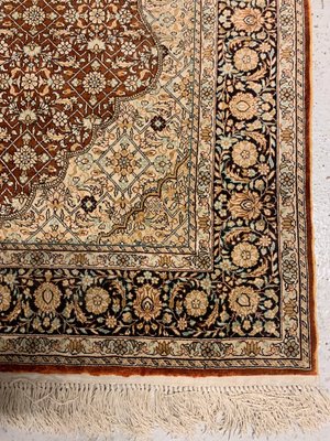 Ægte tæppe, silke, B:92 x L:156/168 cm.