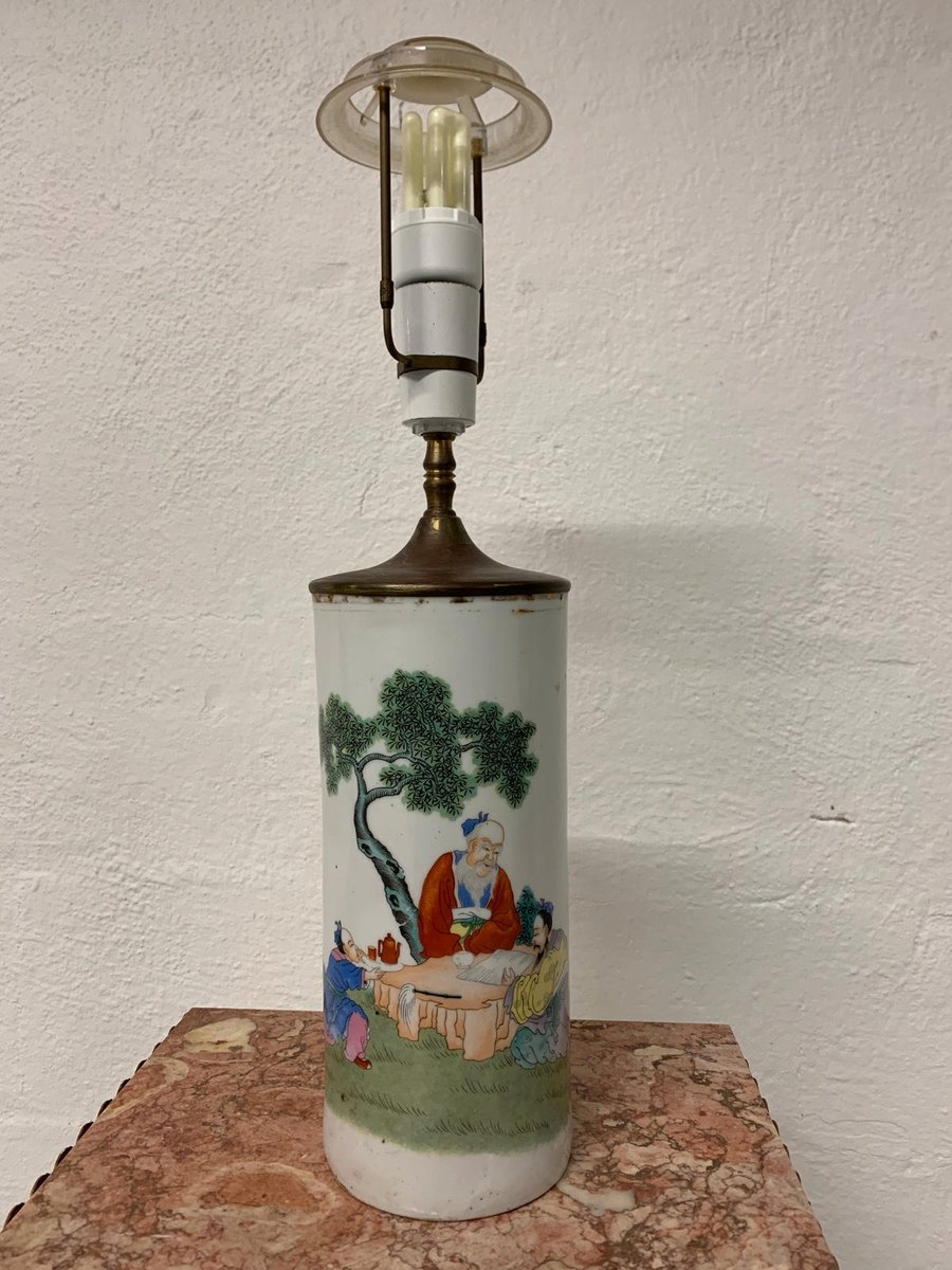 Kinesisk bordlampe
