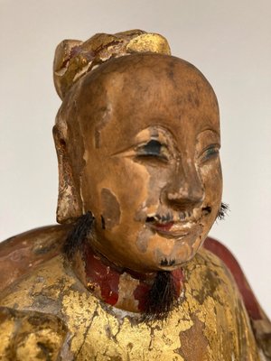 Kinesisk Træ Figur