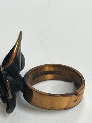 Pentti Sarpaneva bronze ring finsk made in Finland