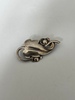 Carl M Cohr skønvirke broche af sølv 1893-1937