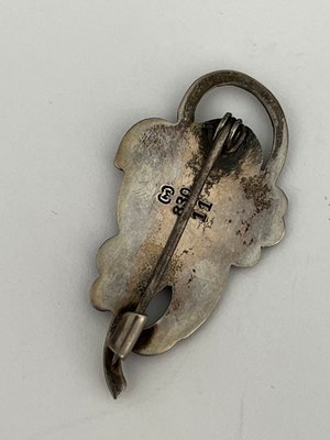 Carl M Cohr skønvirke broche af sølv 1893-1937