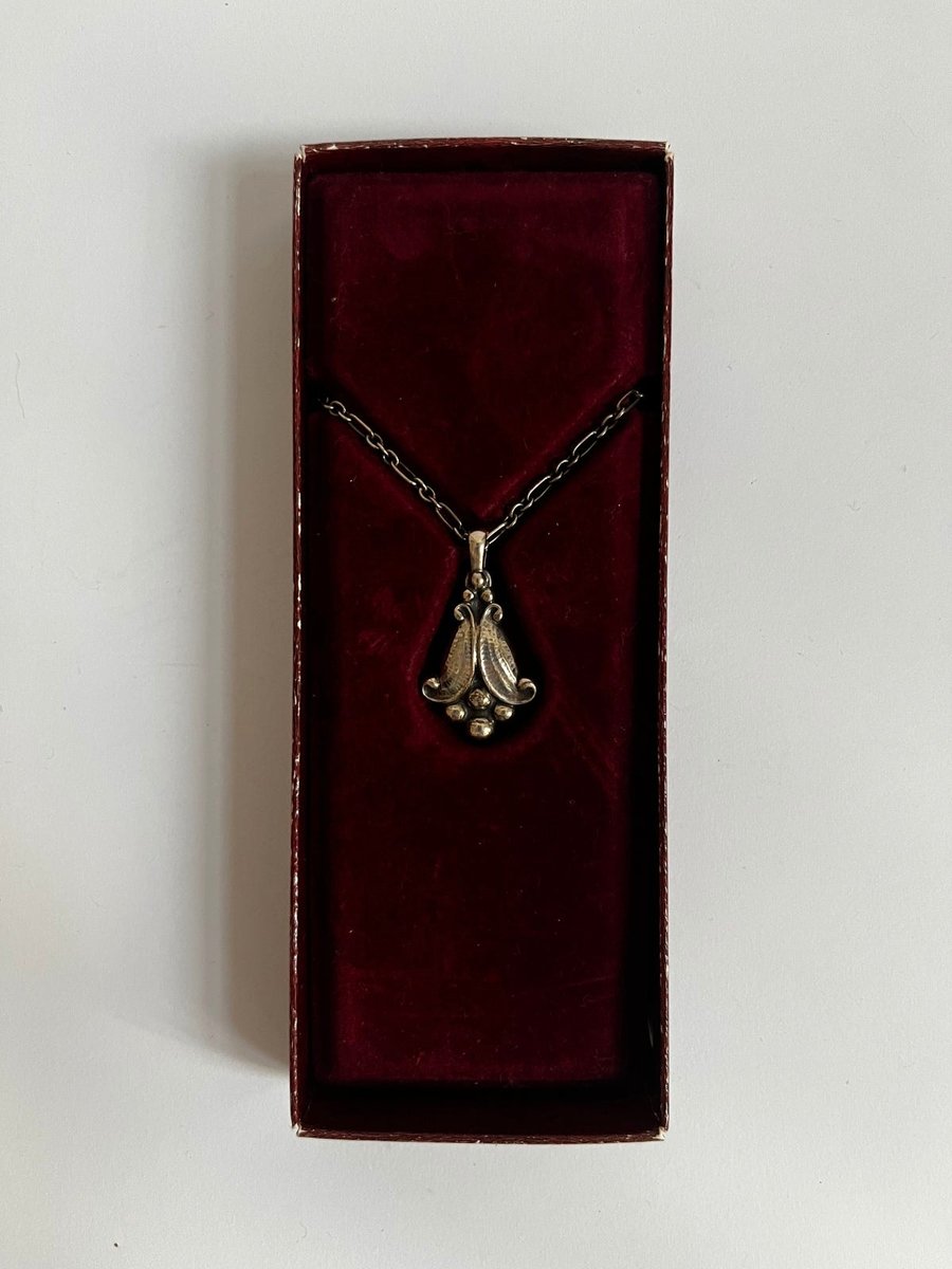 Georg Jensen halskæde 1993 Årssmykke.