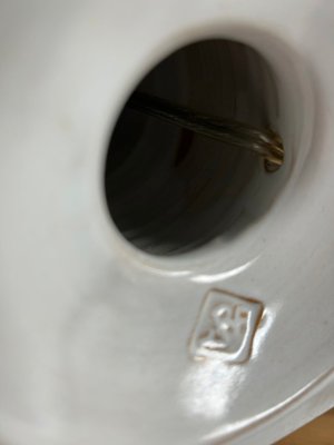 Keramik lampe med LeKlint skærm