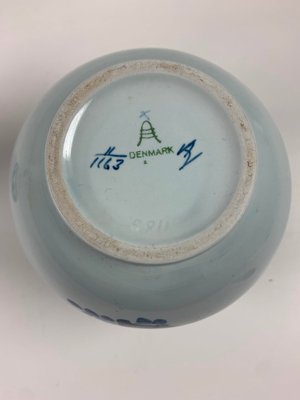 Tranquebar, vase H:11 cm., fra Aluminia, 1. sortering