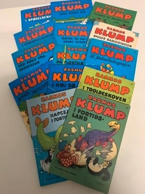 Tegneseriebøger, Rasmus Klump, 14 stk.