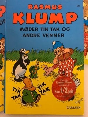 Tegneseriebøger, Rasmus Klump, 14 stk.