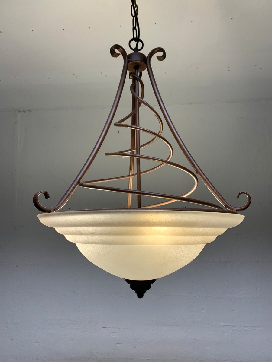 Loftspendel af glas 