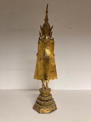 Figur, stående Buddha, Thailand