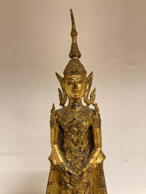 Figur, stående Buddha, Thailand