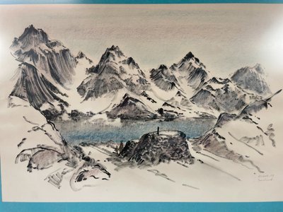 Serigrafi Alibak 1984 grønlandsk kunst