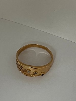 Organisk diamant Guld ring