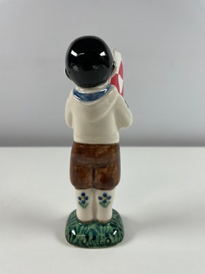 Aluminia Børnehjælpsfigur eskimo