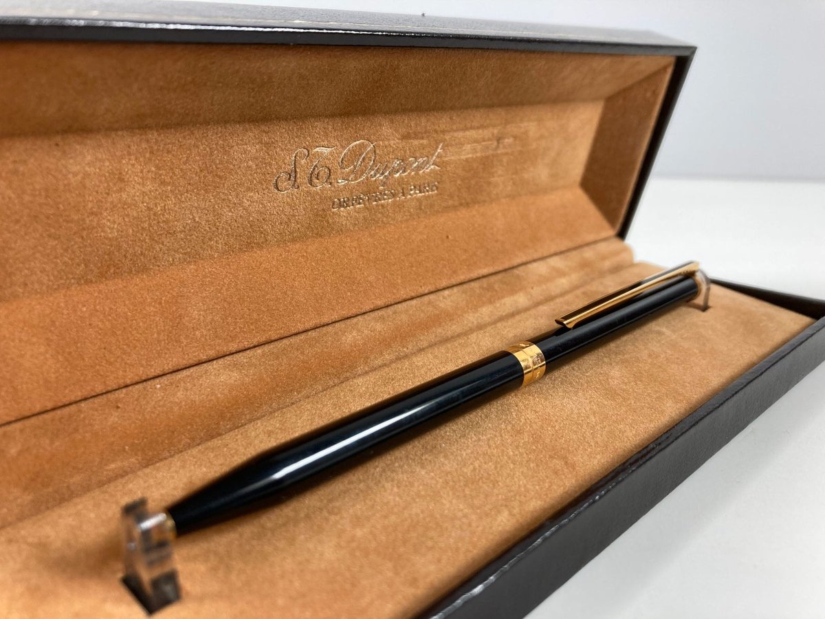 S.T Dupont gylden kuglepen.
