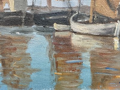 Havne maleri af Louise Bonfils