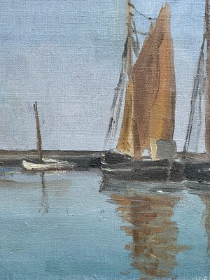 Havne maleri af Louise Bonfils