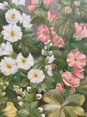 Blomster Maleri K. Würtz Hansen