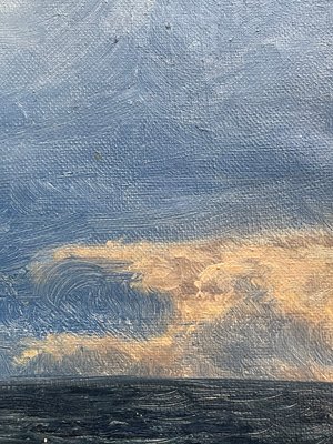 Maleri af himmel og hav