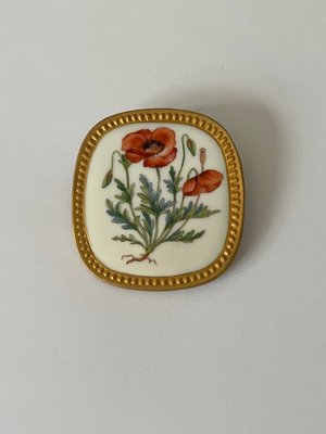 Flora Danica A. Michelsen vedhæng broche