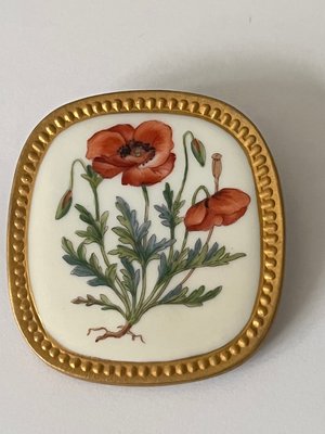 Flora Danica A. Michelsen vedhæng broche