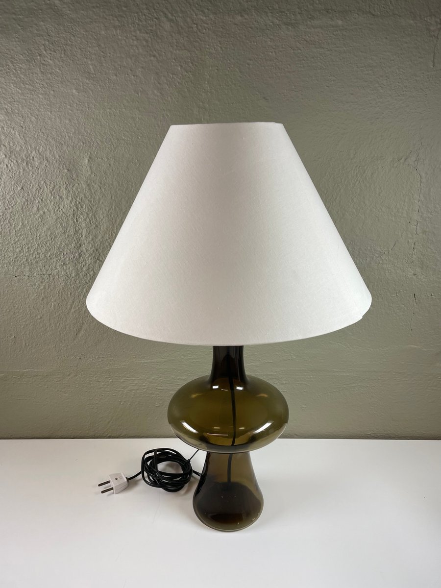 Holmegaard glas bordlampe
