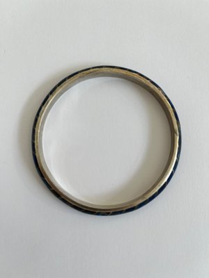 Sølv lapis armbånd