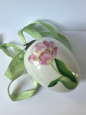 Royal Copenhagen stort påskeæg med tulipan