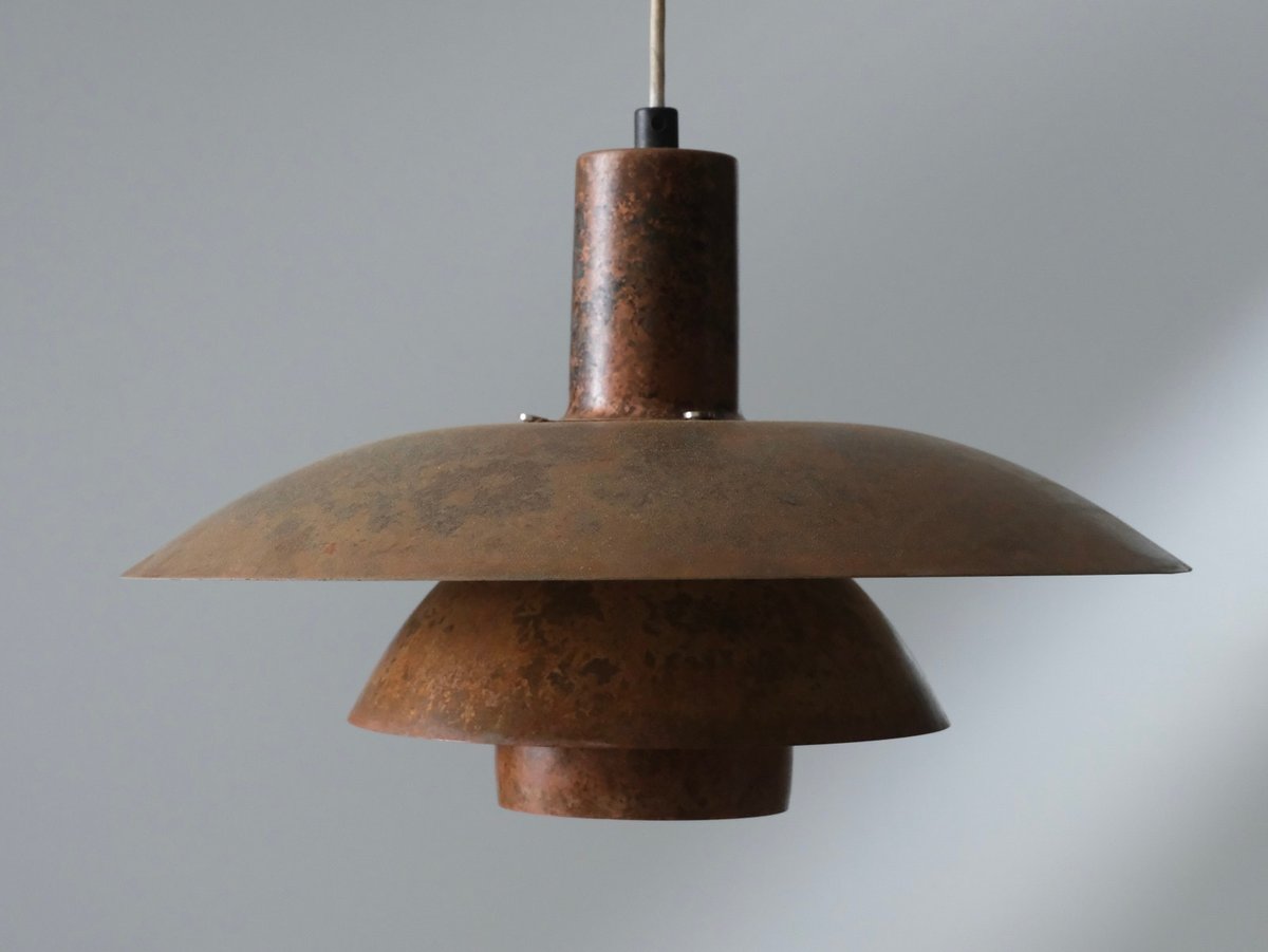 Unik patineret PH lampe