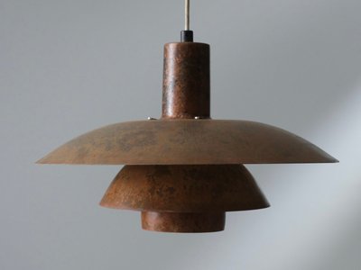 Unik patineret PH lampe
