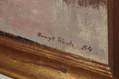 Bengt Koch portrætmaleri 1954