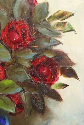 Stilleben af blomster