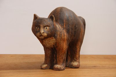 Rustik kattefigur