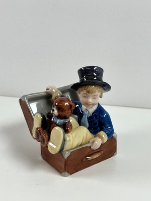 Royal Copenhagen H.C. Andersen figur den flyvende kuffert