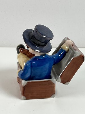 Royal Copenhagen H.C. Andersen figur den flyvende kuffert
