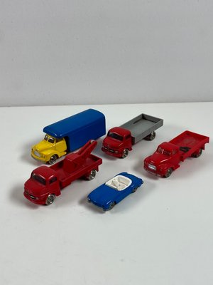 5 stk. Lego biler