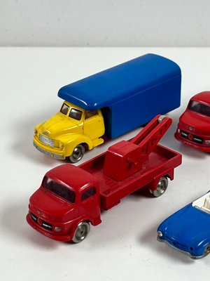 5 stk. Lego biler
