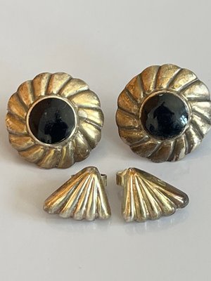 2 par vintage sølv øreringe