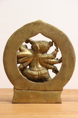 Antik hinduistisk Ganesha figur i messing