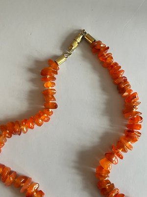 Karneol halskæde
