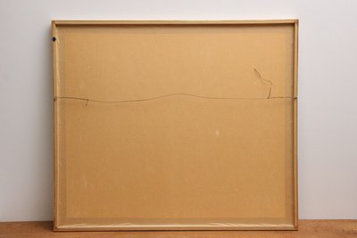 Abstrakt litografi af Arne Lundsteen Hansen