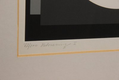 Jette Thyssen “Reflexion I” Sign. litografi 1983 72/100