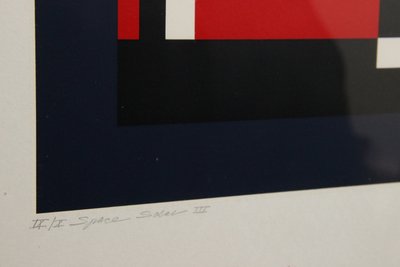 Jette Thyssen “Space Solar III” serigrafi tryk