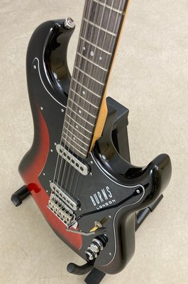 Burns SSJ Elguitar Rød/Sort Sunburst med Tremolo